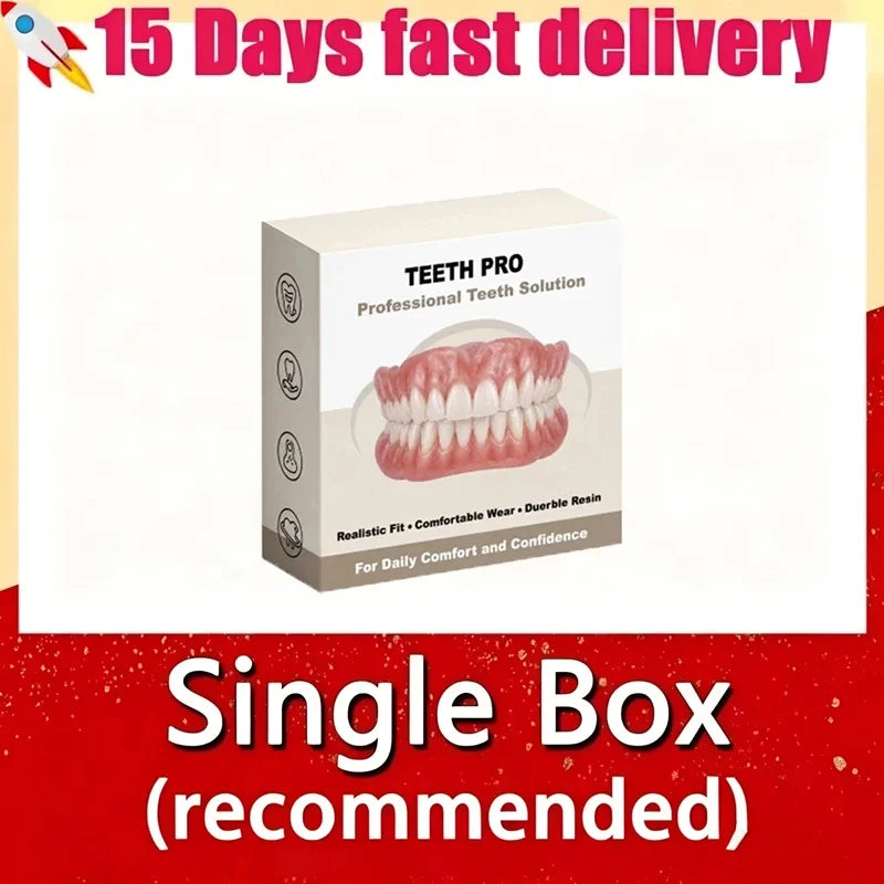 Comfort Fit Silicone Dentures for Realistic Smile - 13