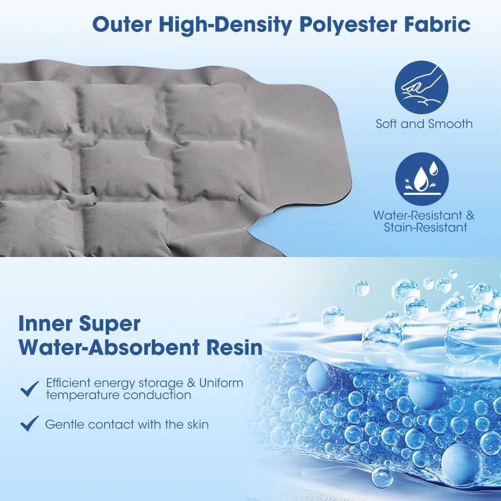 Reusable Hot and Cold Therapy Knee Ice Pack Wrap - 11