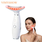 3-in-1 LED Light Therapy Facial and Neck Sculpting Massager