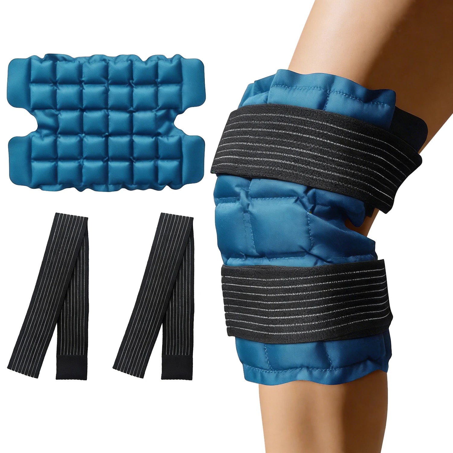 Reusable Hot and Cold Therapy Knee Ice Pack Wrap - 20
