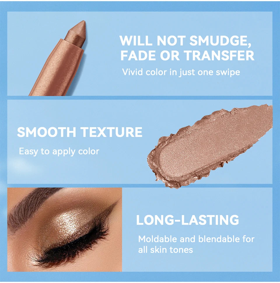 Creamy Eyeshadow Stick for Long-Lasting Eye Makeup