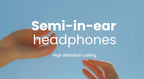 Hi-Fi Wired Earbuds with 3.5mm and USB-C Connectors