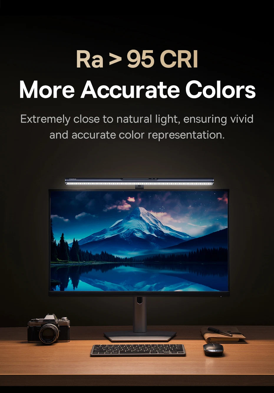 Magnetic LED Computer Monitor Light Bar for Eye Protection