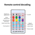 RGB LED Interior Car Ambient Light Strip Kit with App Control