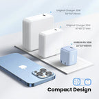 30W GaN USB-C Fast Charger for Smartphones and Tablets