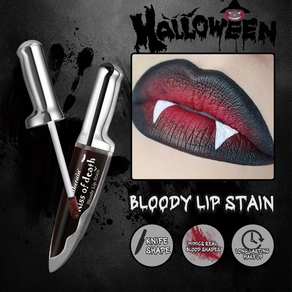 Bloody Matte Liquid Lip Stain for Halloween Costumes