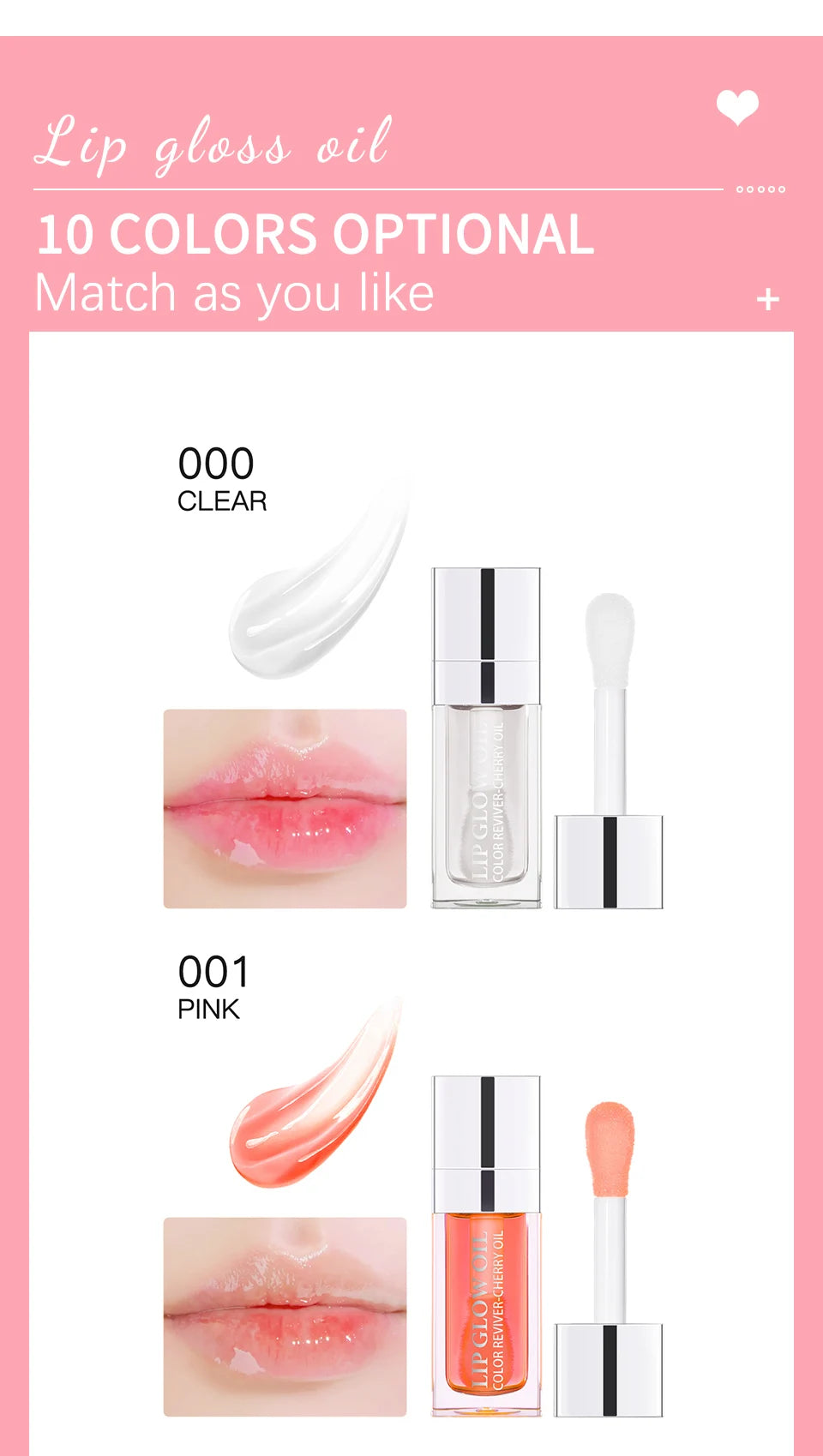 Hydrating Crystal Jelly Lip Glow Oil - 17