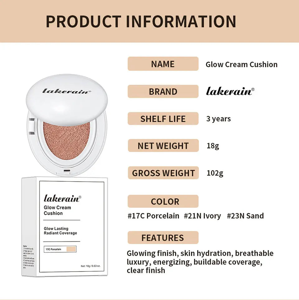 Semi-Matte Long-Lasting Cushion Foundation Concealer - 29