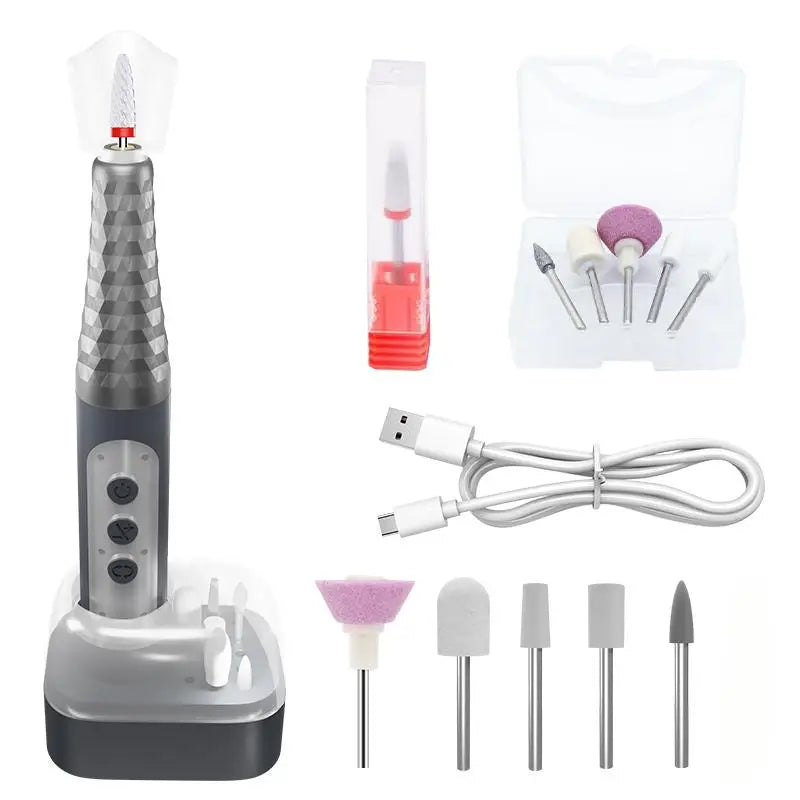 Cordless Electric Nail Drill Kit for Manicure and Pedicure