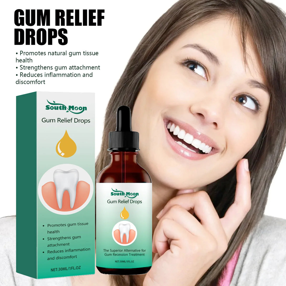 Herbal Gum and Toothache Relief Drops