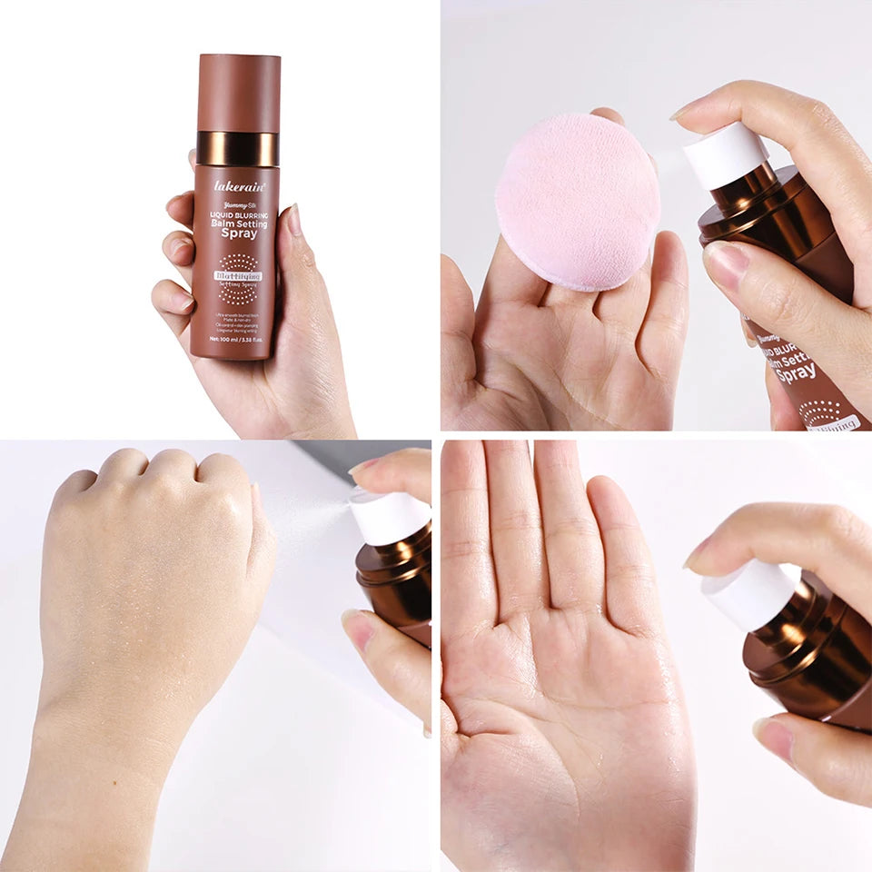 Liquid Blurring Balm Setting Spray for Long-Lasting Matte Makeup - 17
