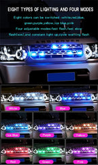Wireless RGB LED Strobe Warning Light for Vehicles