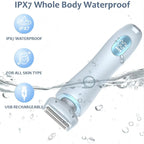 2-in-1 Electric Shaver for Women Wet and Dry Hair Remover