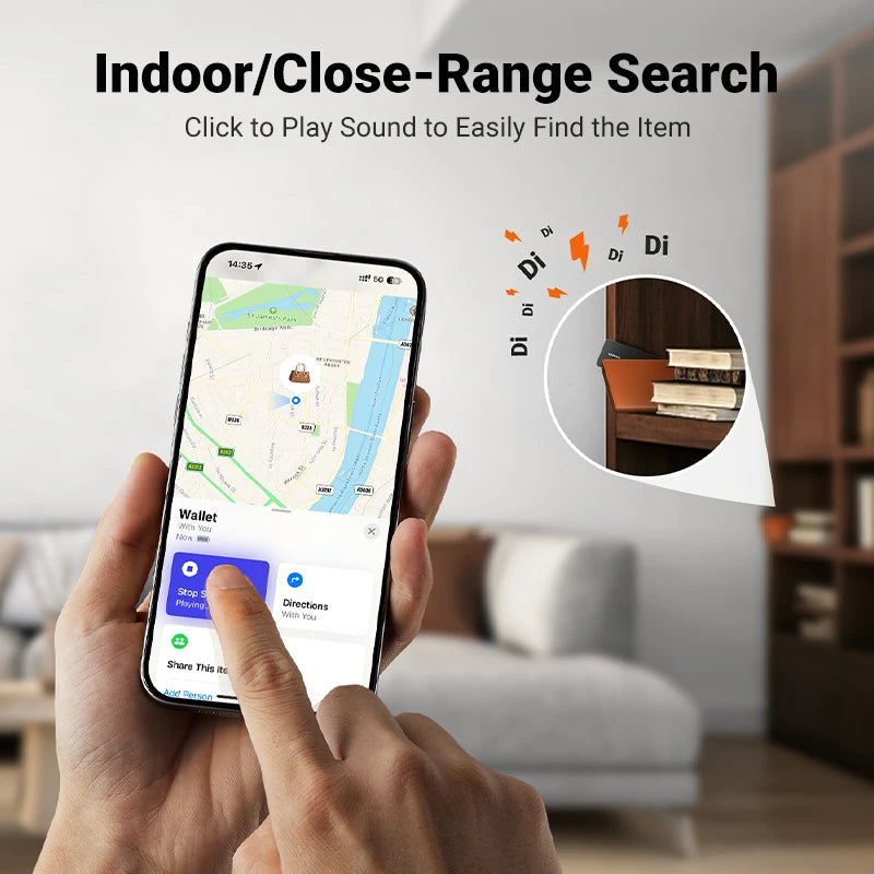 Smart Bluetooth Tracking Card for Wallets and Passports