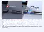 USB A Male to USB C Female OTG Adapter Converter
