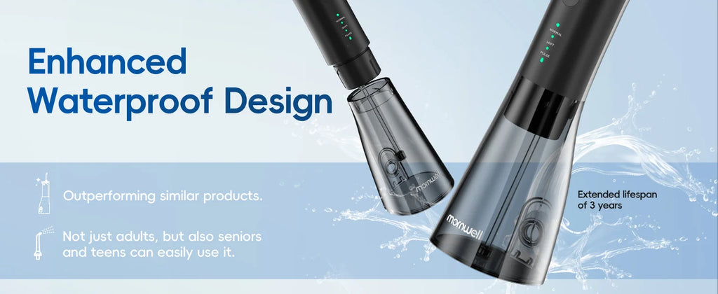 Portable Oral Irrigator and Sonic Toothbrush Dental Cleaning Kit