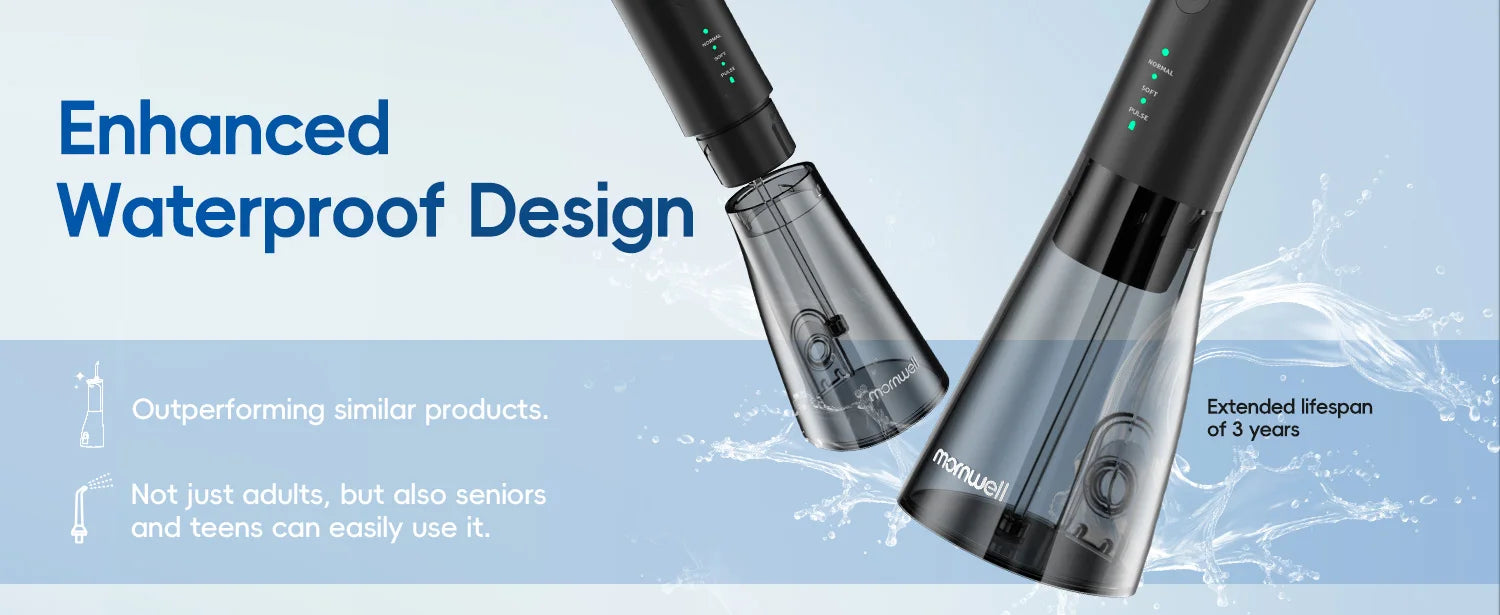 Portable Oral Irrigator and Electric Toothbrush Cleaning Kit - 11