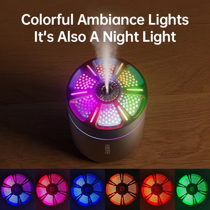 180ml Portable Ultrasonic Air Humidifier and Aroma Diffuser