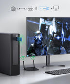 Dual-Band USB WiFi 6 Adapter for Desktop and Laptop