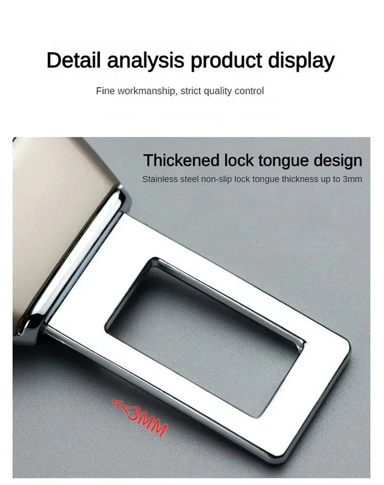 Universal Car Seat Belt Extension Buckle