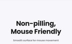 Ergonomic Memory Foam Mouse Pad with Wrist Support