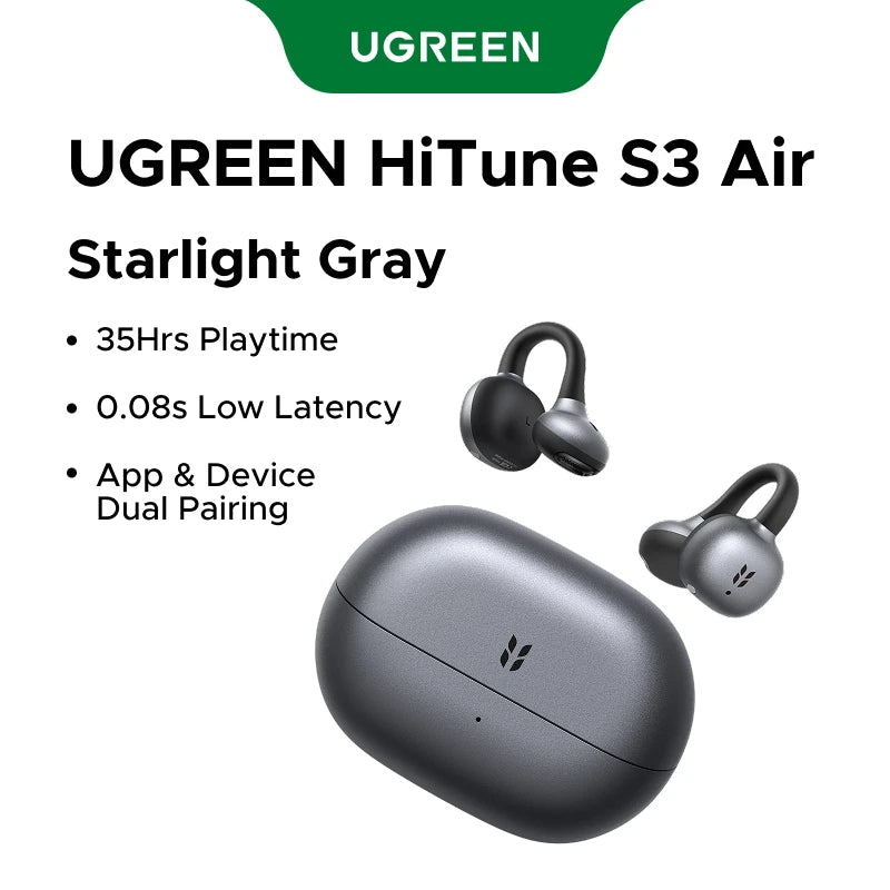 Open-Ear Bluetooth 6.0 Wireless Clip-On Earbuds - 27