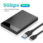 2.5-inch USB 3.1 Hard Drive Enclosure for SATA SSD and HDD