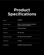 Anti-Spy Tempered Glass Privacy Screen Protector for iPhone