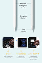 Bluetooth Stylus Pen with Palm Rejection for iPad 2018-2024