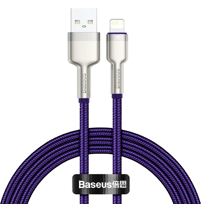 2.4A Fast Charging Braided USB Cable for iPhone