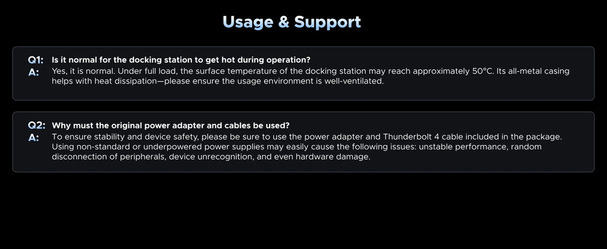 13-in-1 Thunderbolt 4 Docking Station 40Gbps 8K Dual Display Hub