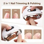 Electric Automatic Nail Clipper and Trimmer with LED Display