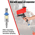 Portable 90PSI Pneumatic Sandblasting Gun for Rust Removal