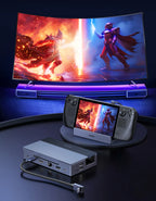 9-in-1 USB-C Gaming Docking Station with 4K HDMI and Stand
