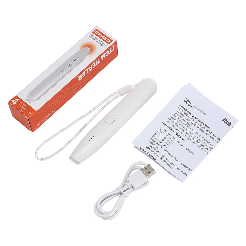 Portable Electric Anti-Itch Pen for Insect Bites