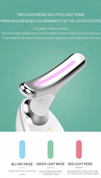 Red Light LED Facial and Neck Massager for Skin Tightening