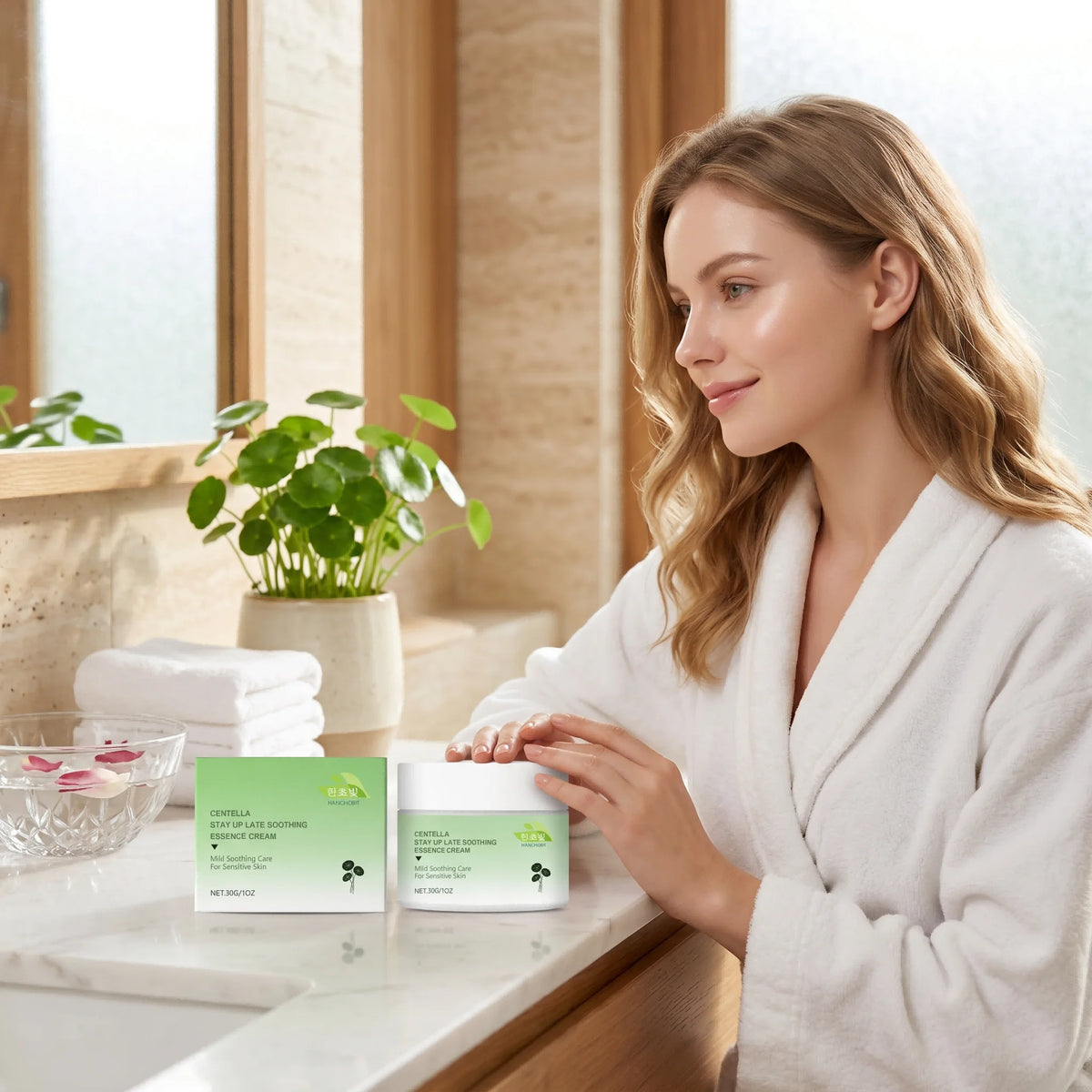 Centella Asiatica Soothing Facial Cream for Redness and Repair