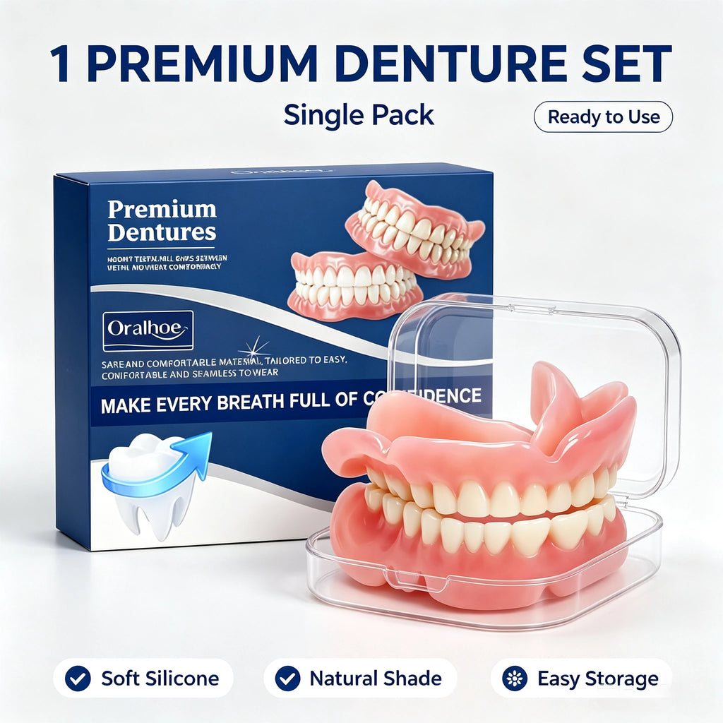 Comfort Fit Snap-On Cosmetic Dentures for Natural Smile