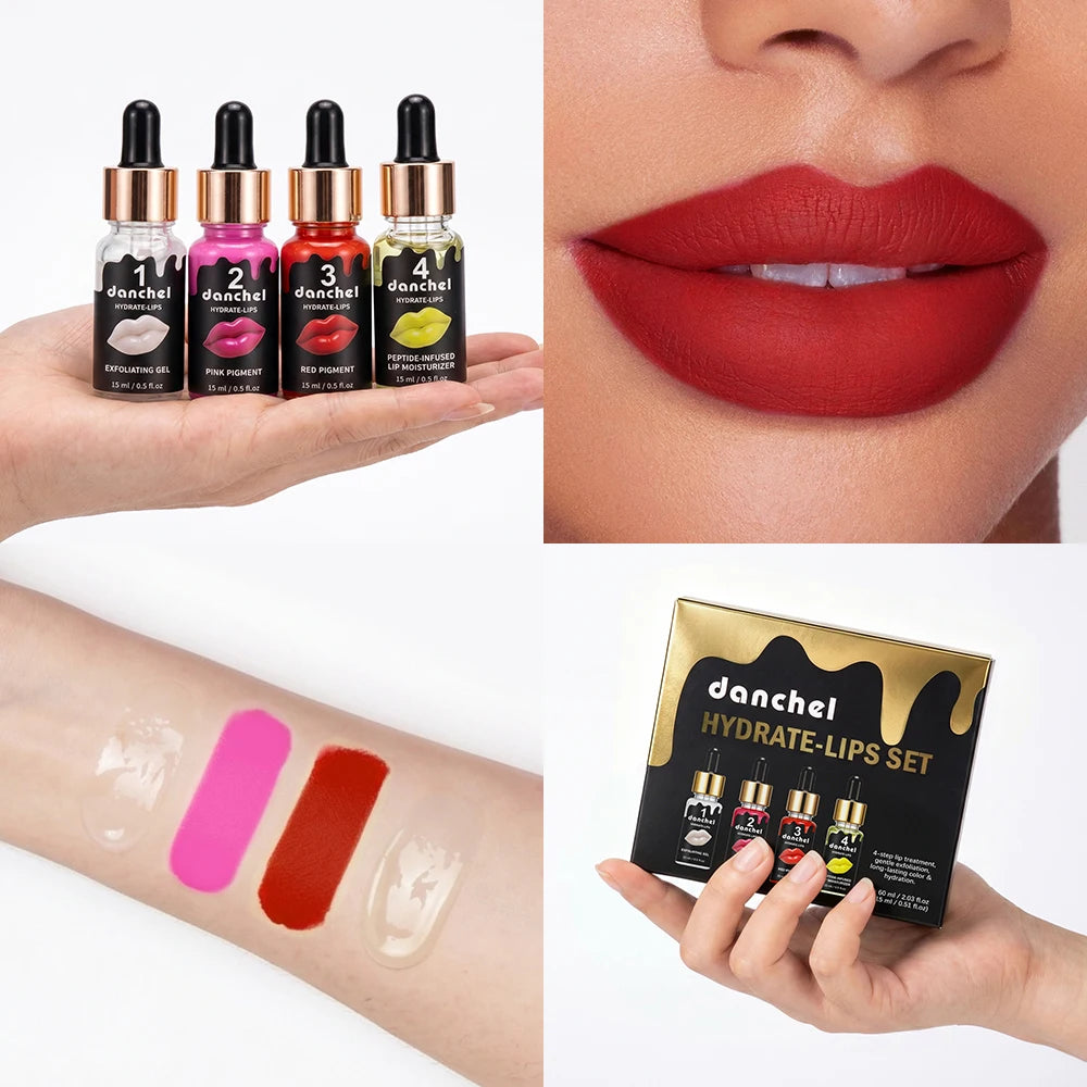 4-Step Lip Care and Exfoliation Treatment Set - 21