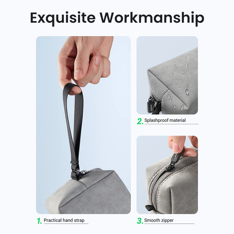 Portable Tech Organizer Case for Digital Accessories and Cables - 4