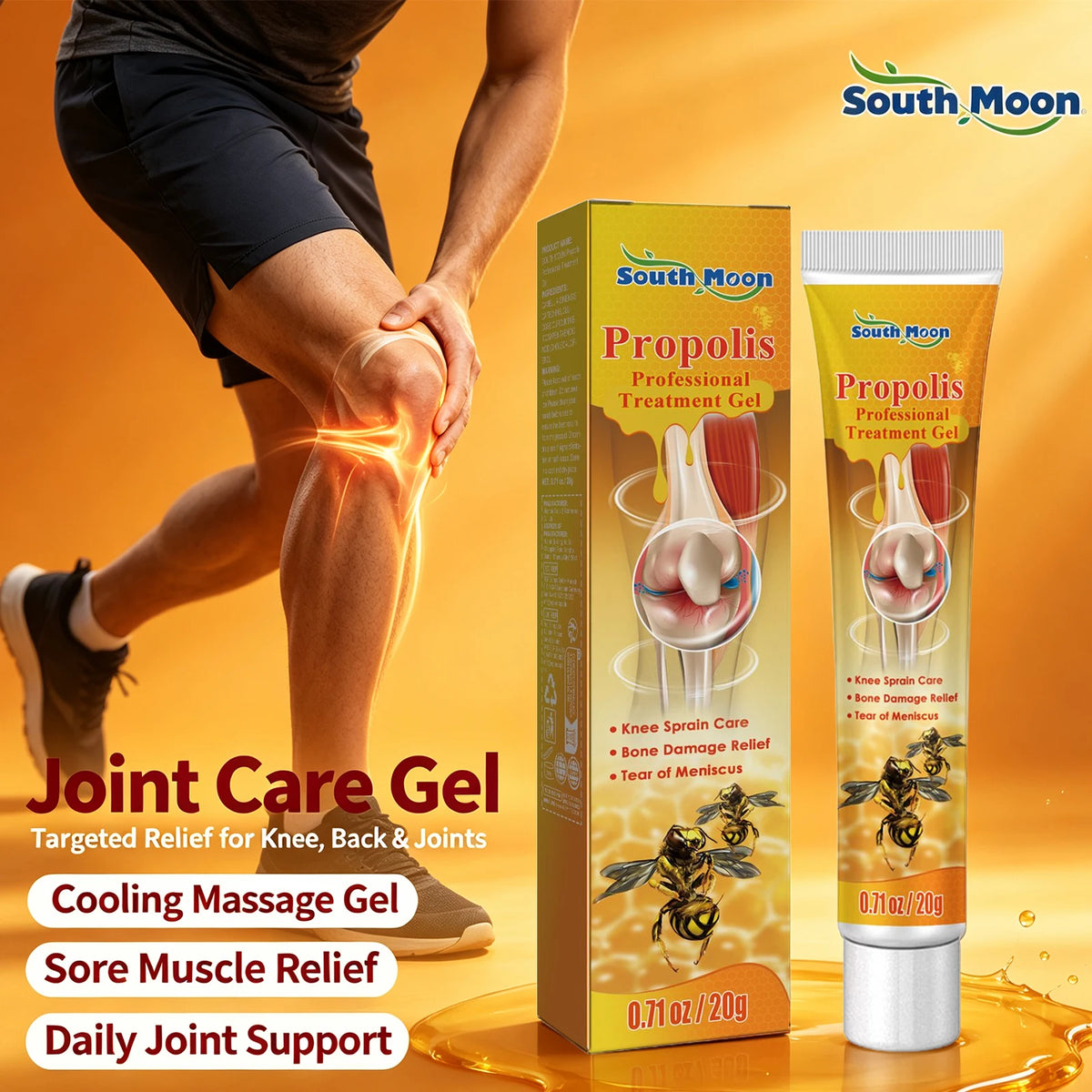 Propolis Cooling Joint and Muscle Relief Massage Gel