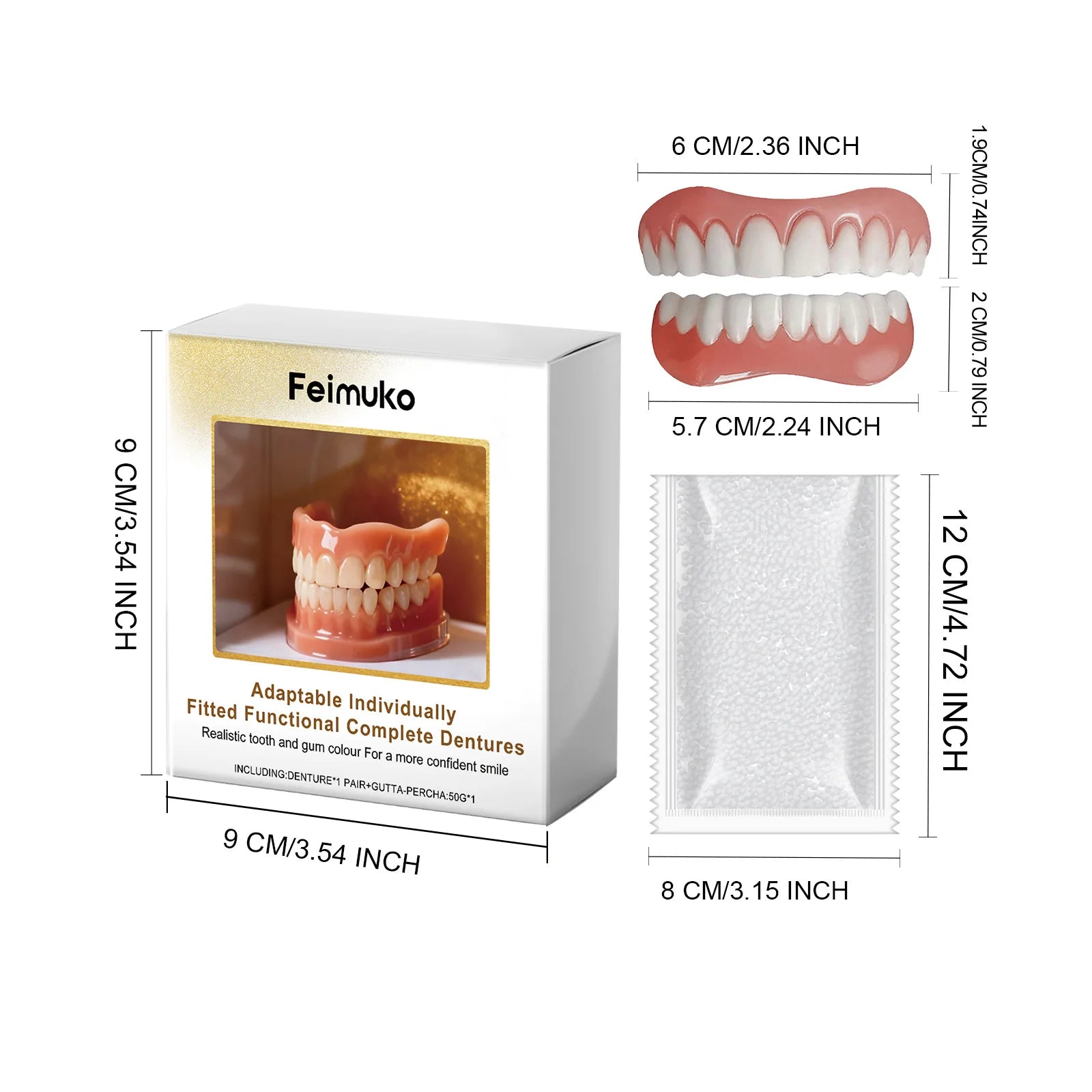 Custom Fit Cosmetic Denture Set for a Confident Smile - 17