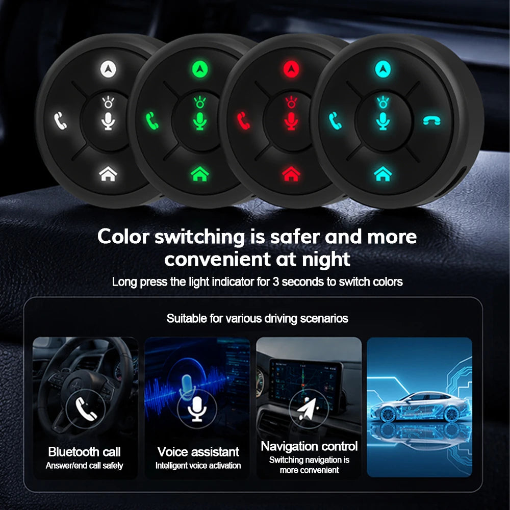 10 Key Wireless Steering Wheel Multimedia Control for Car Android Radio