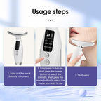LED Face and Neck Skin Tightening Massage Device