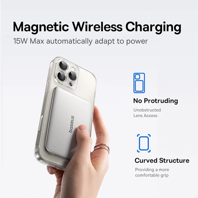 Magnetic Wireless Power Bank for iPhone 12-17 Series - 2