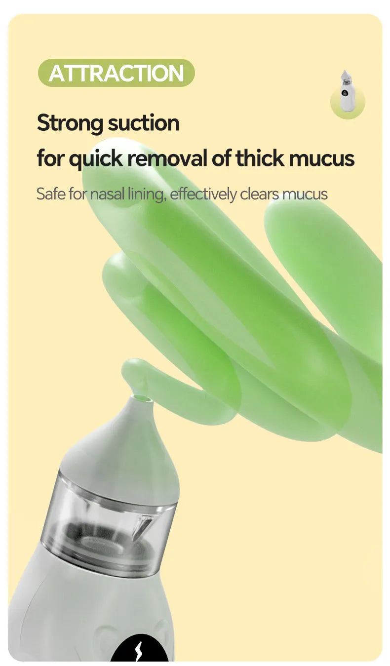 Electric Baby Nasal Aspirator with 9 Suction Levels