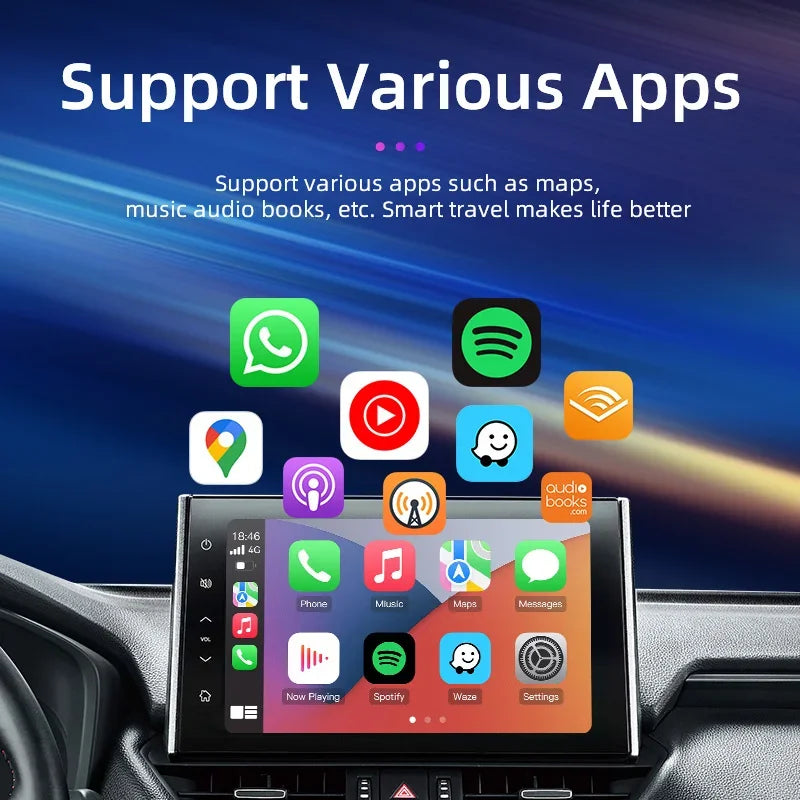 Wireless CarPlay and Android Auto USB Adapter - 4