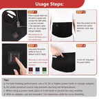 Red Light Therapy Heating Belt for Back and Menstrual Pain Relief
