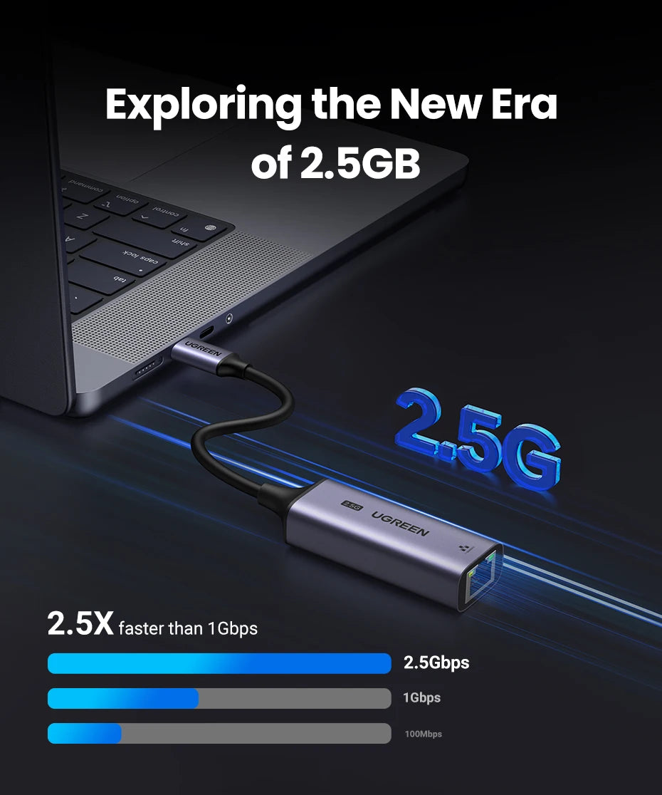 2.5Gbps USB to Ethernet Network Adapter