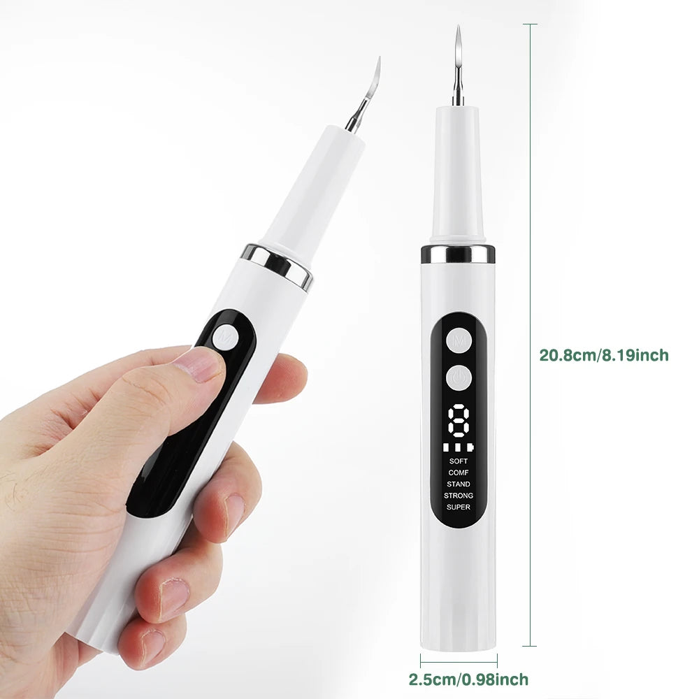 Electric Ultrasonic Teeth Tartar and Plaque Remover - 15